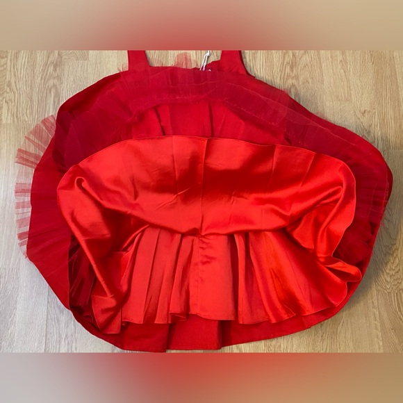 [SOLD] NWT STAUD Landscape Mini Dress Red Size 4 - Picture 3 of 8